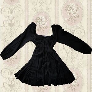 SO Black Garment with Elastic Detail